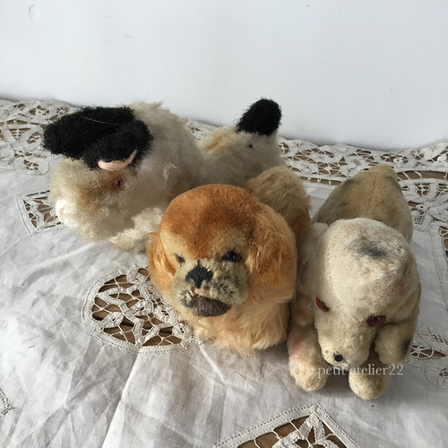 フランス アンティーク ぬいぐるみ フォックステリア 15 cm | Le petit