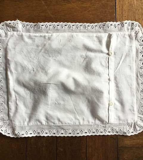 フランス アンティーク リネン ベビーピロー /クッション カバー