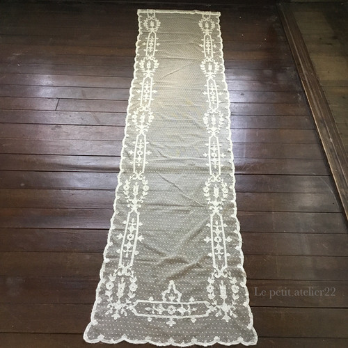 フランスアンティークと可愛いドイリーのカーテン フランスアンティークと可愛いドイリーのカーテン France vintage