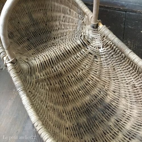 フランス アンティーク ピーナッツ型 パニエ バスケット 36.5 cm | Le
