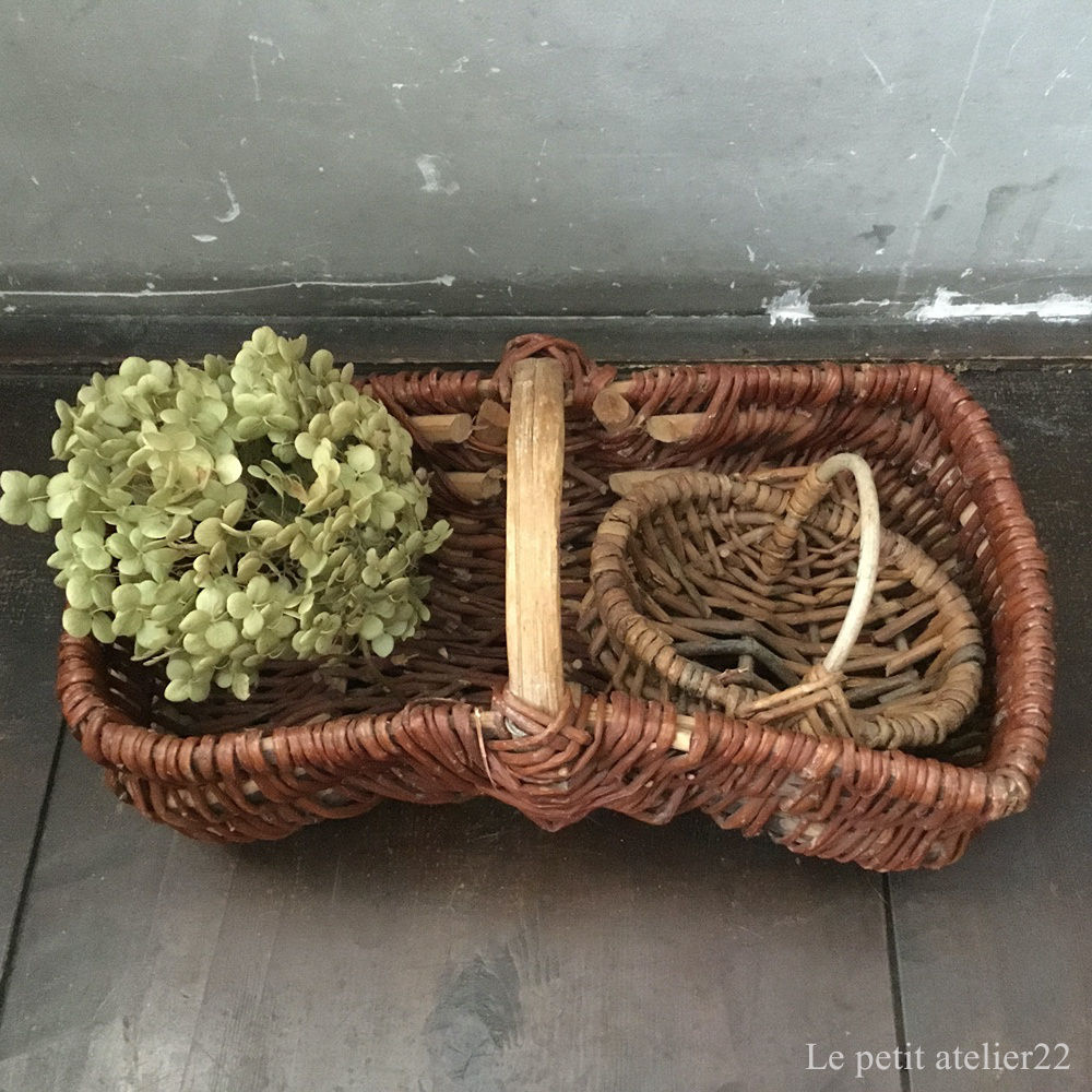 フランス アンティーク パニエ バスケット 30.5 cm | Le petit atelier 22