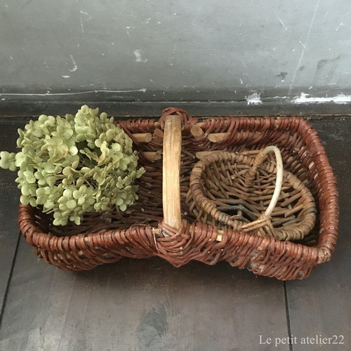 フランス アンティーク パニエ バスケット 30.5 cm | Le petit atelier 22
