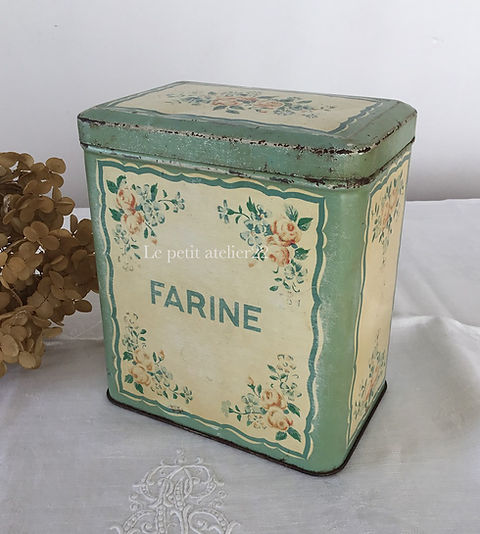 フランス ショコラムニエ FARINE キャニスター ティン缶 | Le petit