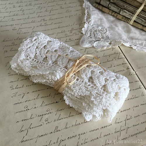 フランス アンティークレース No18 (幅5 x 2m24cm) | Le petit atelier 22