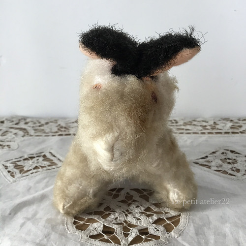 フランス アンティーク ぬいぐるみ フォックステリア 15 cm | Le petit