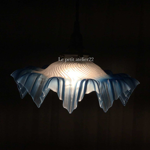 シェードのみ)(すりガラス)フランスアンティーク 照明 ランプシェード