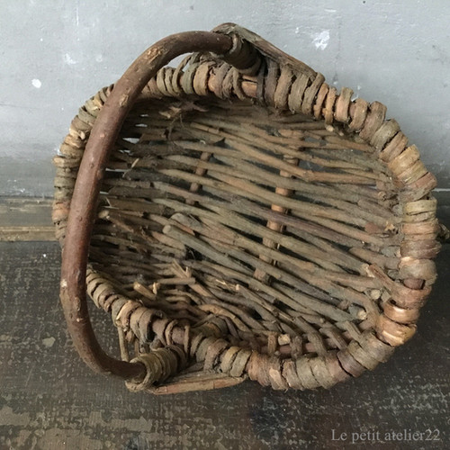フランス アンティーク パニエ バスケット18 cm | Le petit atelier 22