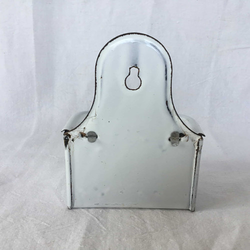 フランスアンティーク ホーロー アリュメット缶 マッチ入れ (送料無料