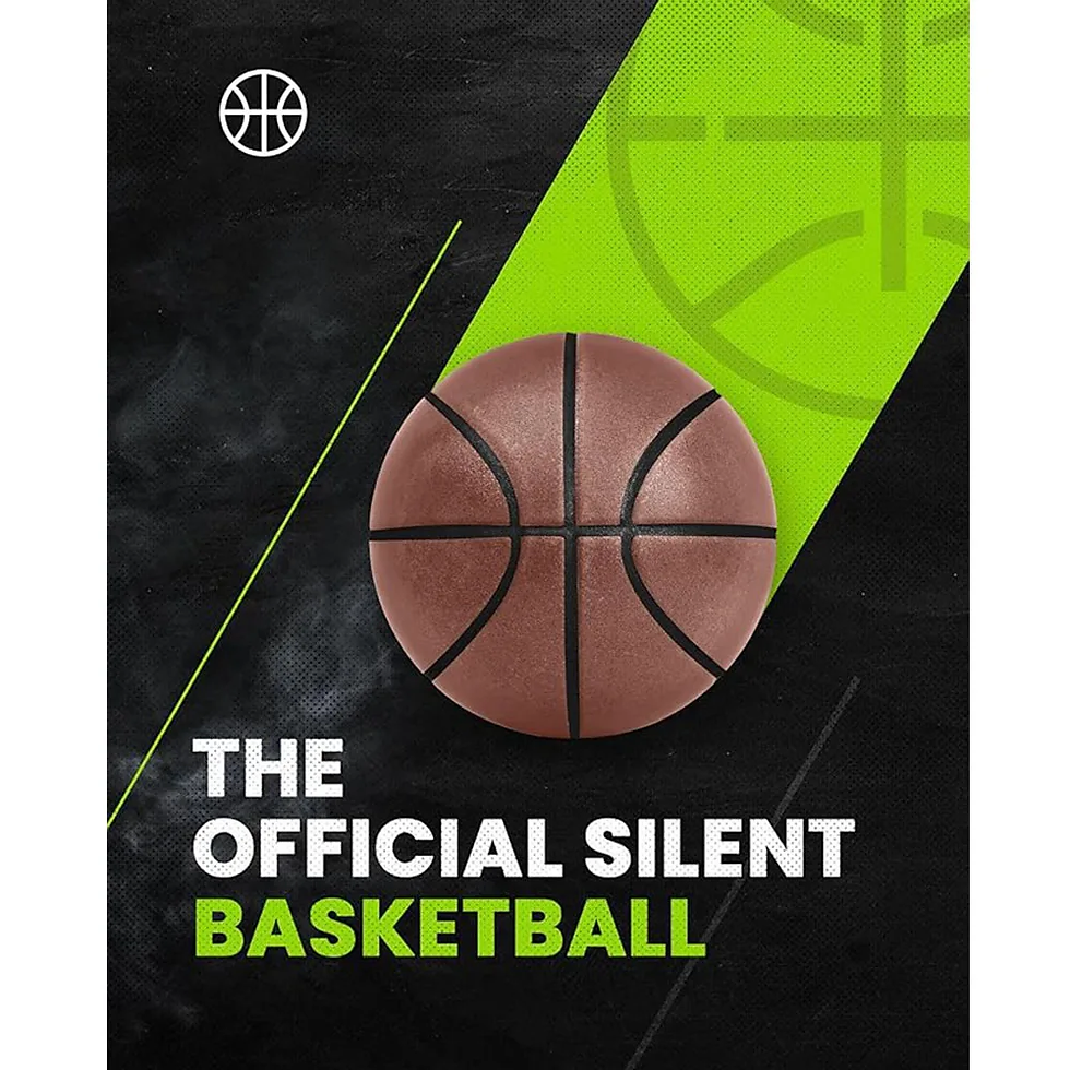 Thumbnail: Silent Basketball 2024 Upgraded Airless Basketball Quiet Bounce Dunk Basketball 