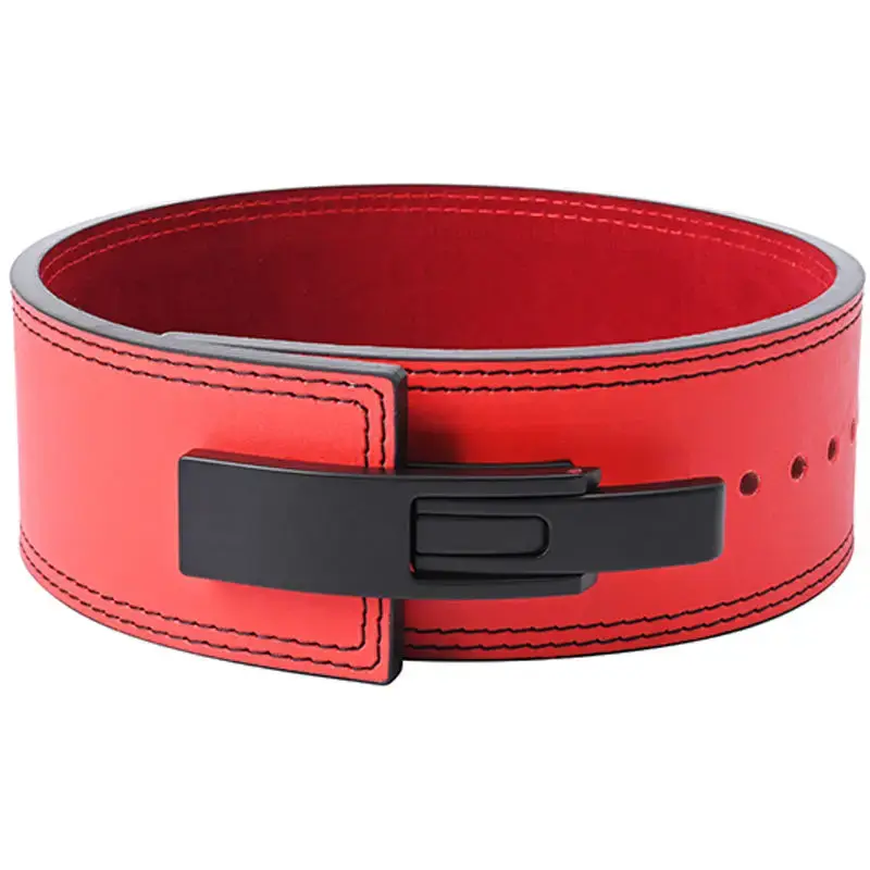 Thumbnail: 2025 New Arrival Luxury Fitness Body Building Weightlifting Leather Belt