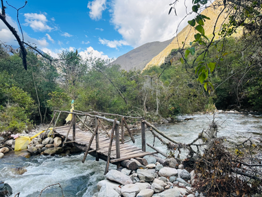 Inca trail bridge
