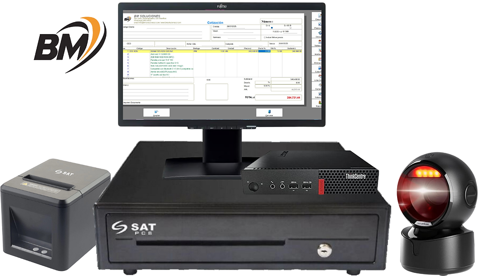 kit punto de venta pc no Touch