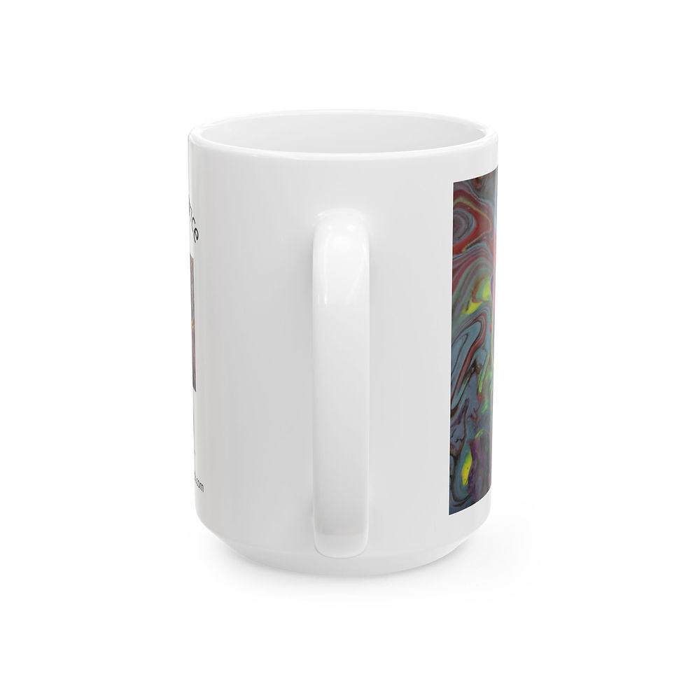 Thumbnail: Tribal Dance Ceramic Mug — Coffee Cup (11oz, 15oz)