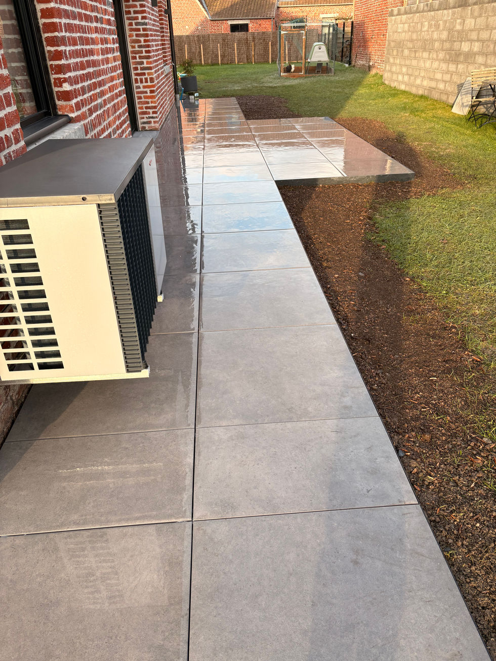 Terrasse grès cérame