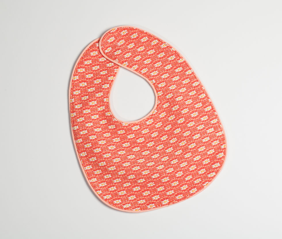 Thumbnail: Flower Baby Bib Round