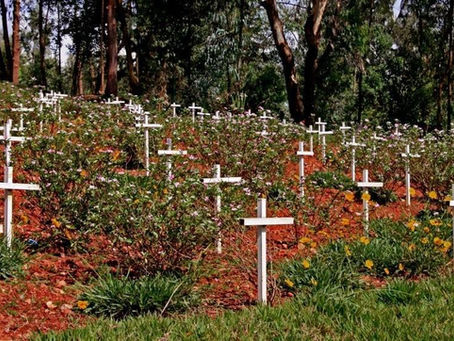 Graveyard in Rwanda