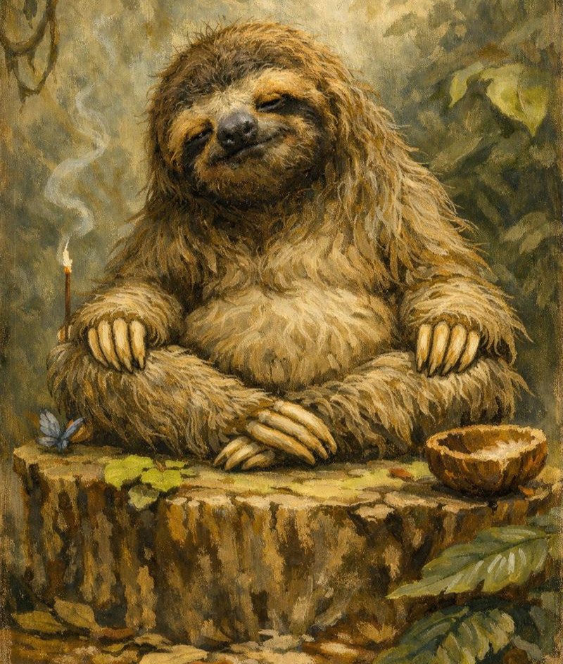 Tenacious Sloth When the Energy Just Isn’t There