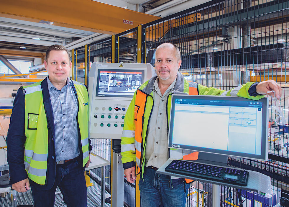 Erkki Kauranen and Janne Suhonen of Raute