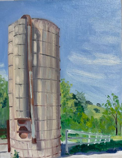 Abandoned Silo - Hollister St., Los Olivos, CA. April 2022.
