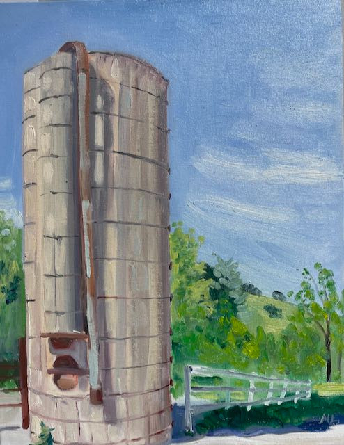 Abandoned Silo - Hollister St., Los Olivos, CA. April 2022.