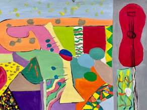 Painting to music, a fun and engaging elementary and high school art Project!
