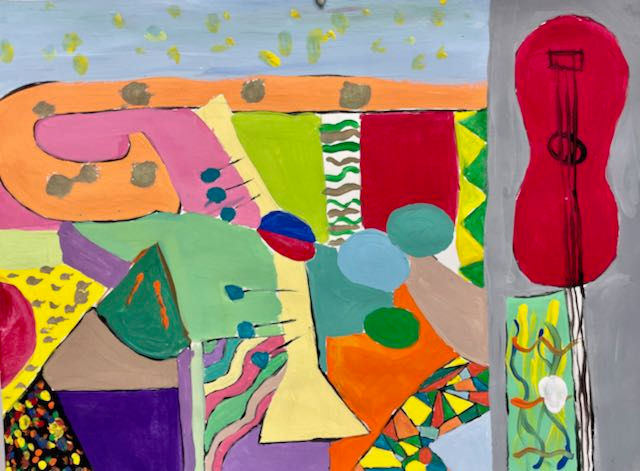 Painting to music, a fun and engaging elementary and high school art Project!