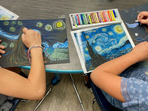 5th Grade Van Gogh Reproductions!