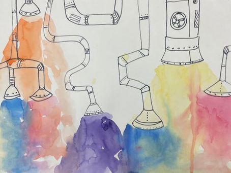 The best First Grade art project ever!