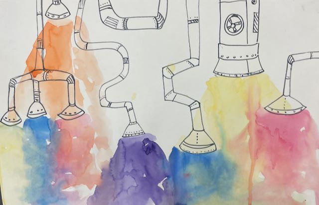 The best First Grade art project ever!