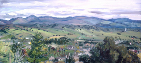 Lookout from Ballard Canyon, Los Olivos