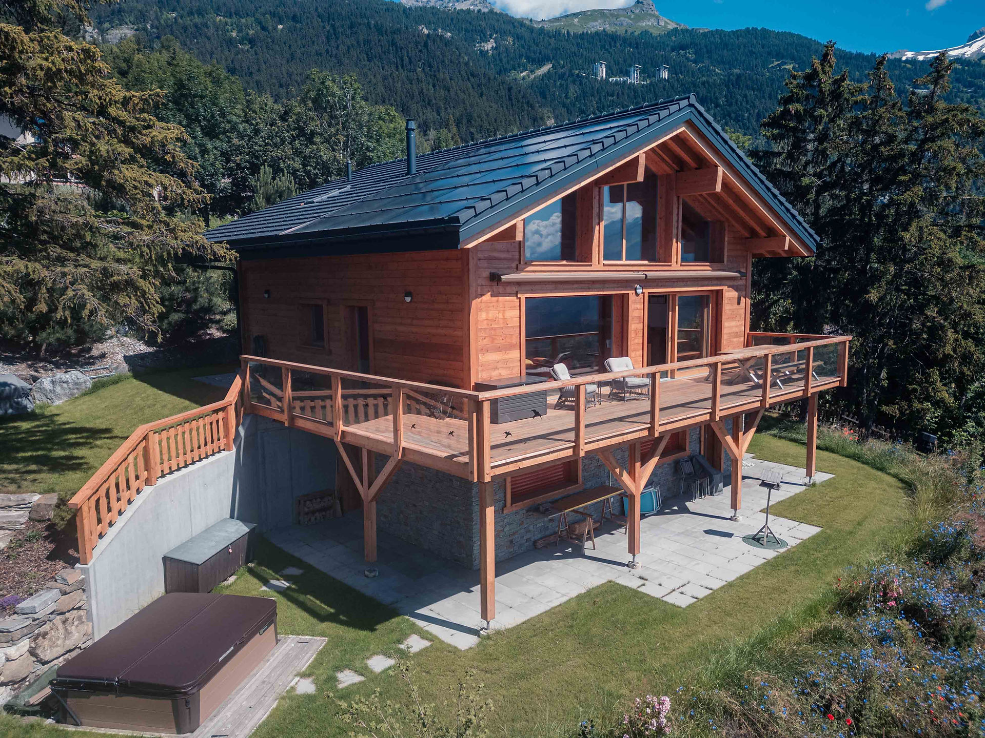 démolition valais et reconstruction chalet Valais 