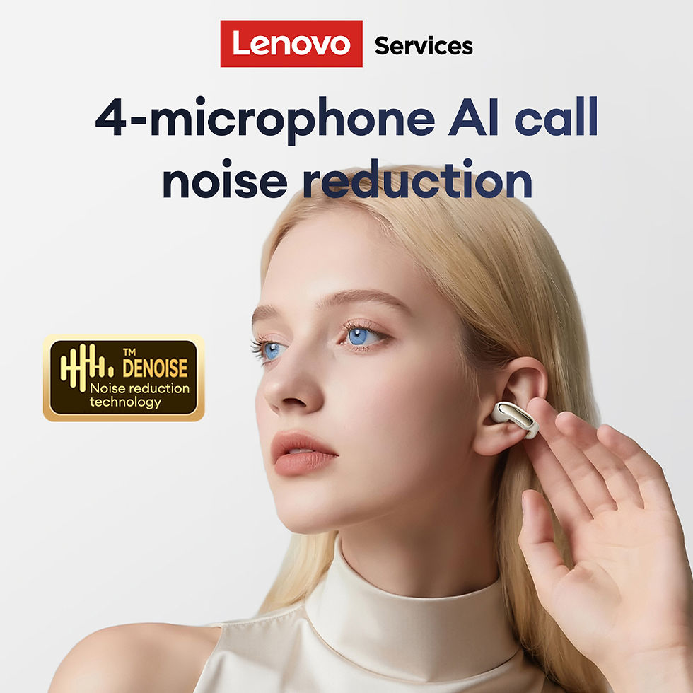 Miniatura: Lenovo LES-108 Bone Conduction TWS Ear Clips Earphones Wireless Bluetooth V6.0 E