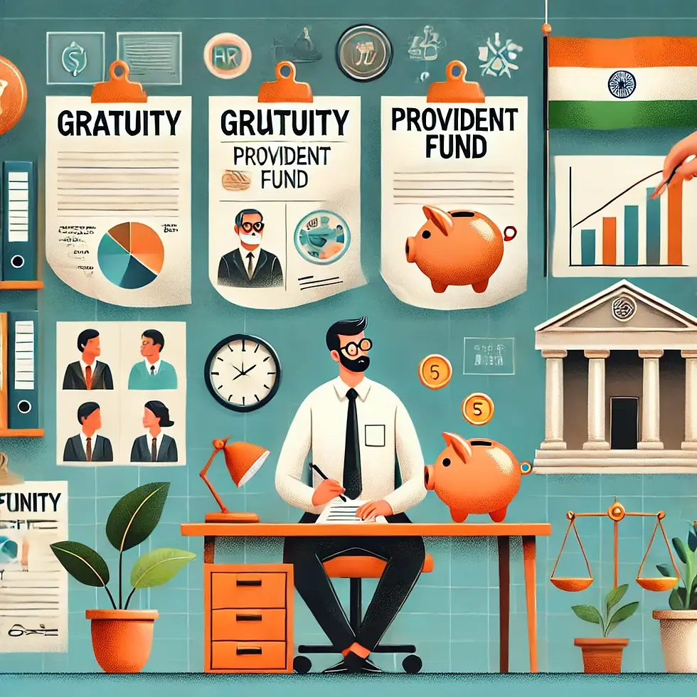 Gratuity, Provident Fund, and Other Employee Benefits under Indian Law