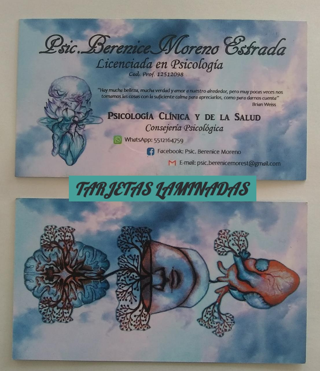 Tarjetas de Presentación Laminadas