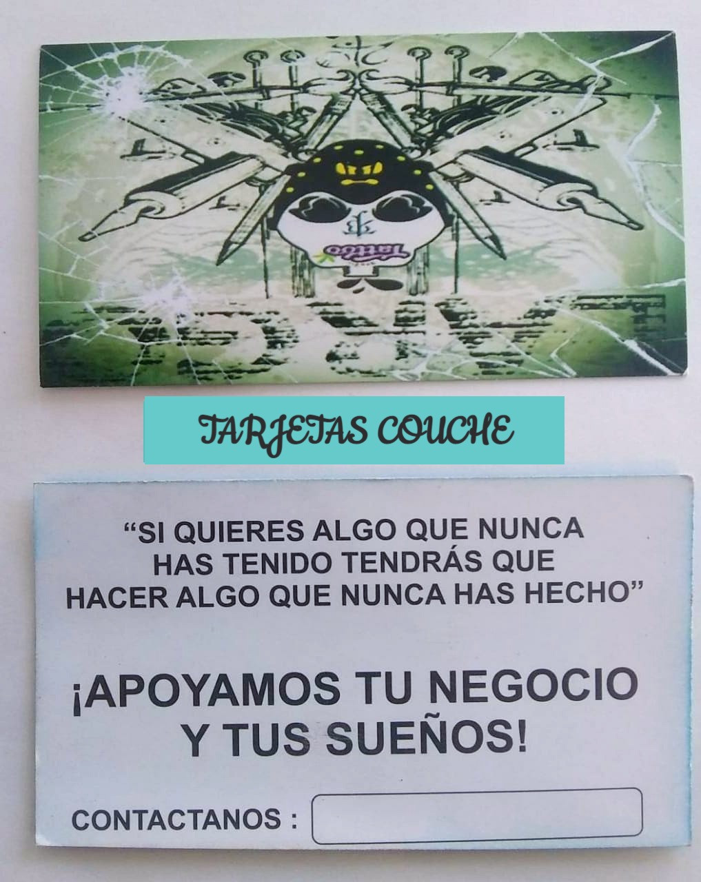 Tarjetas de Presentación Couche
