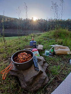 Making meal kayak camping.jpeg