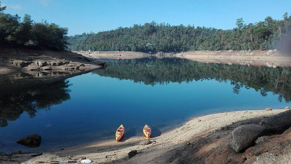 Kayaks on the mondego