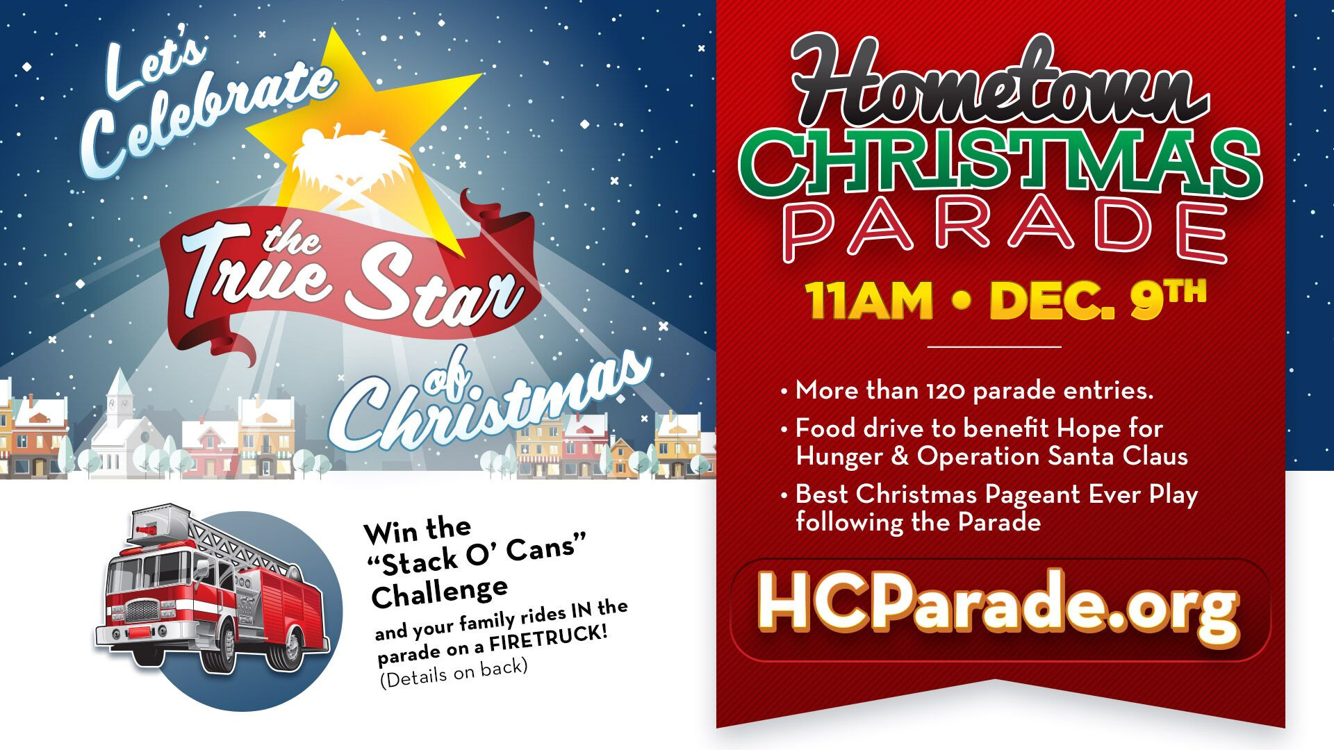 Food Drive Arizona Hometown Christmas Parade