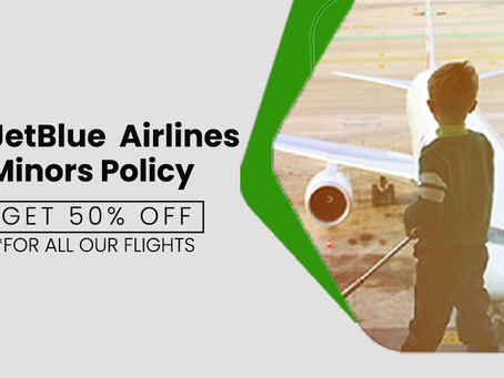 What are the Jet Blue minor policy requirements for booking an unaccompanied minor?