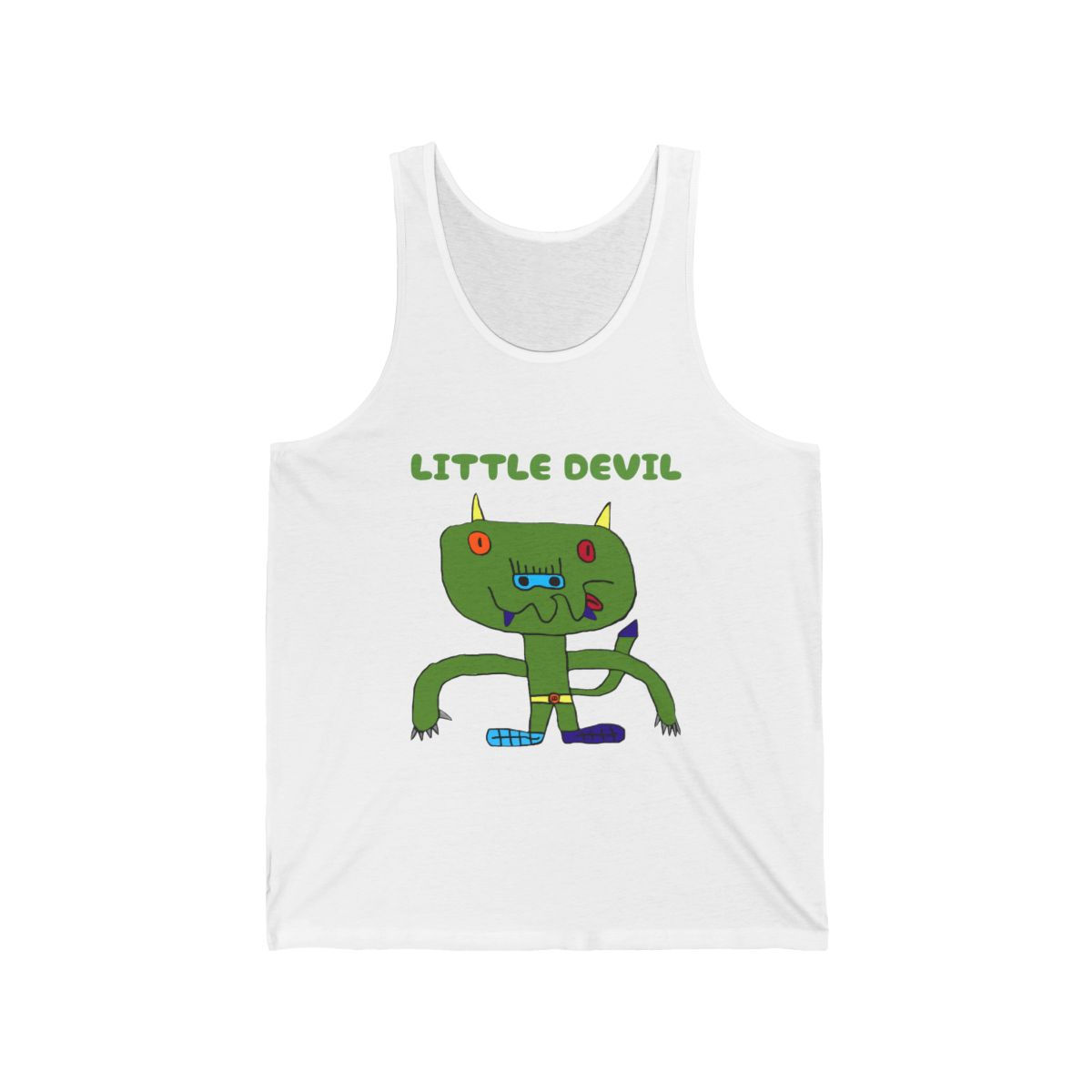 Unisex Jersey Tank-LITTLE DEVIL
