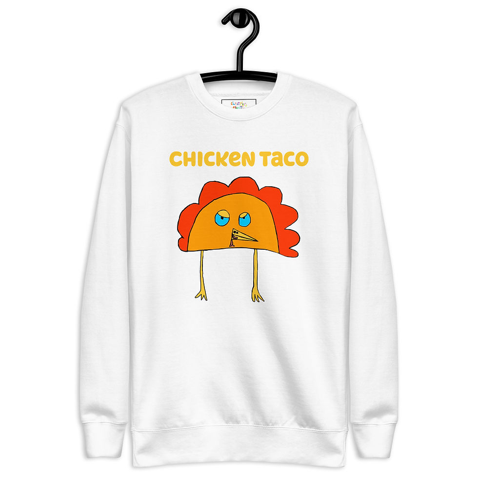 Thumbnail: Unisex Premium Sweatshirt-chicken taco