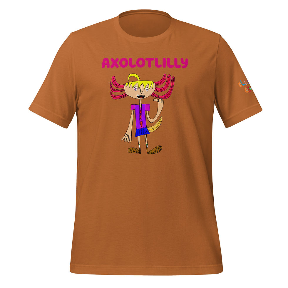 Thumbnail: Unisex t-shirt AXOLOTLILLY