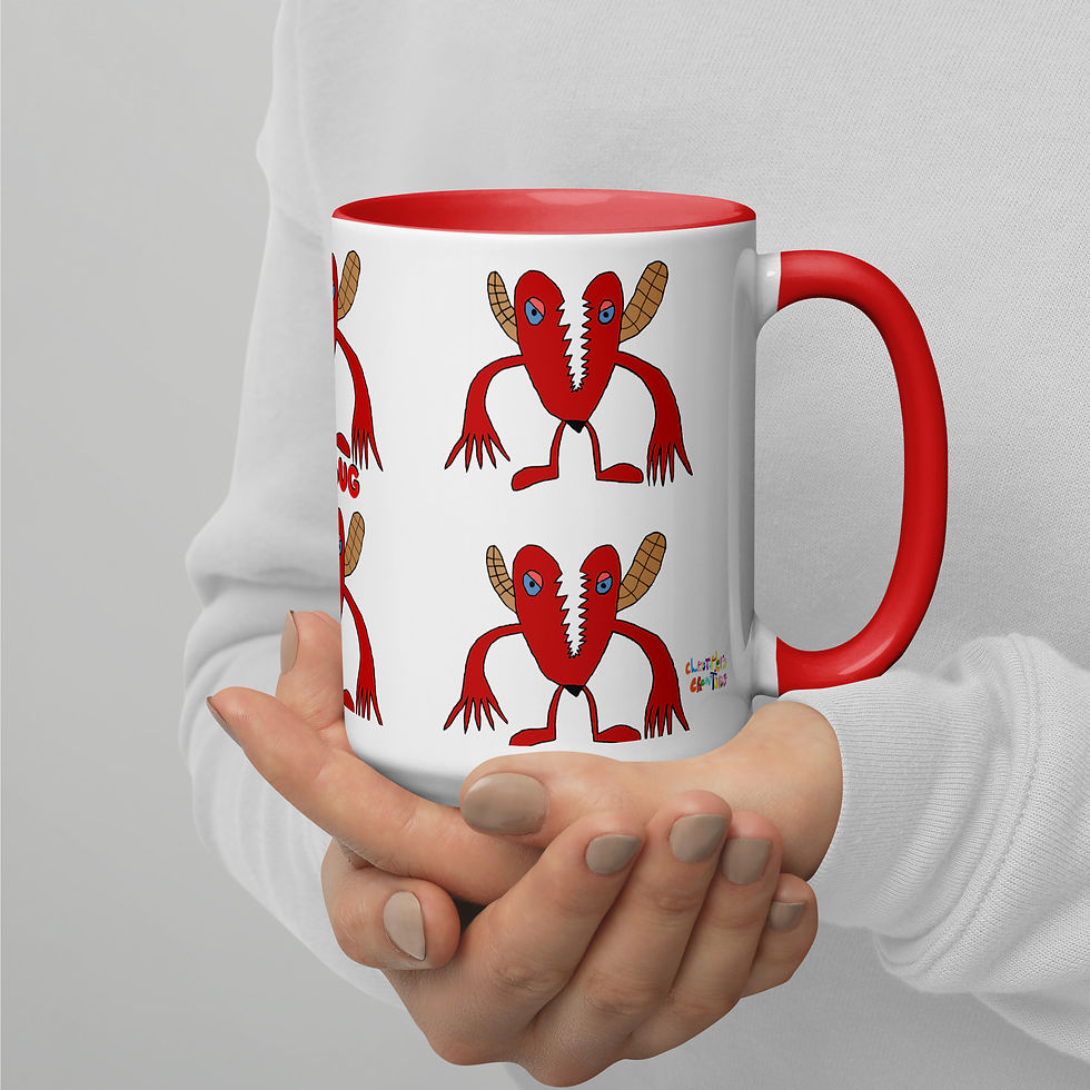 Thumbnail: Mug with Color Inside-LOVE BUG