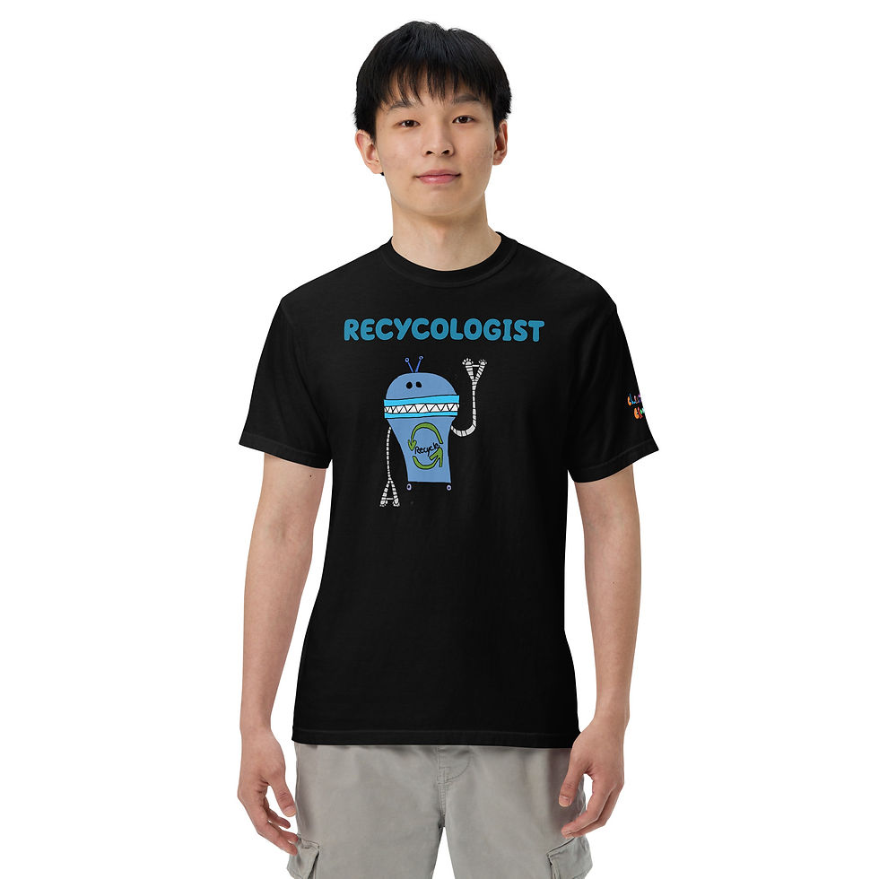 Thumbnail: Unisex garment-dyed heavyweight t-shirt-recycologist