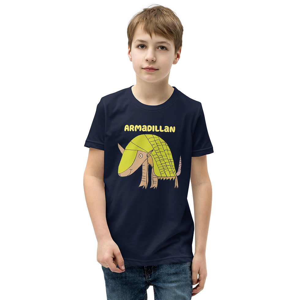 Thumbnail: Youth Short Sleeve T-Shirt-Armadillan
