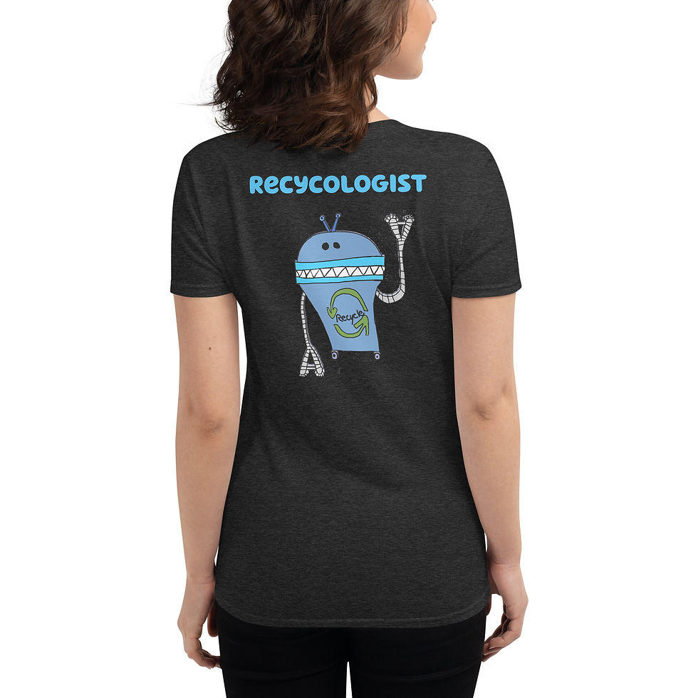 Thumbnail: Women's short sleeve t-shirt_Recyccologist