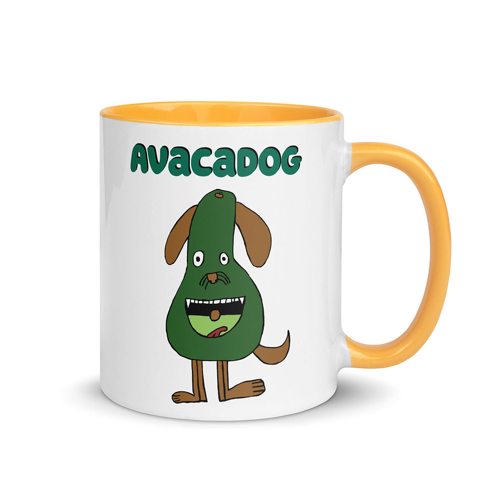 Thumbnail: Avacadog Mug with Color Inside