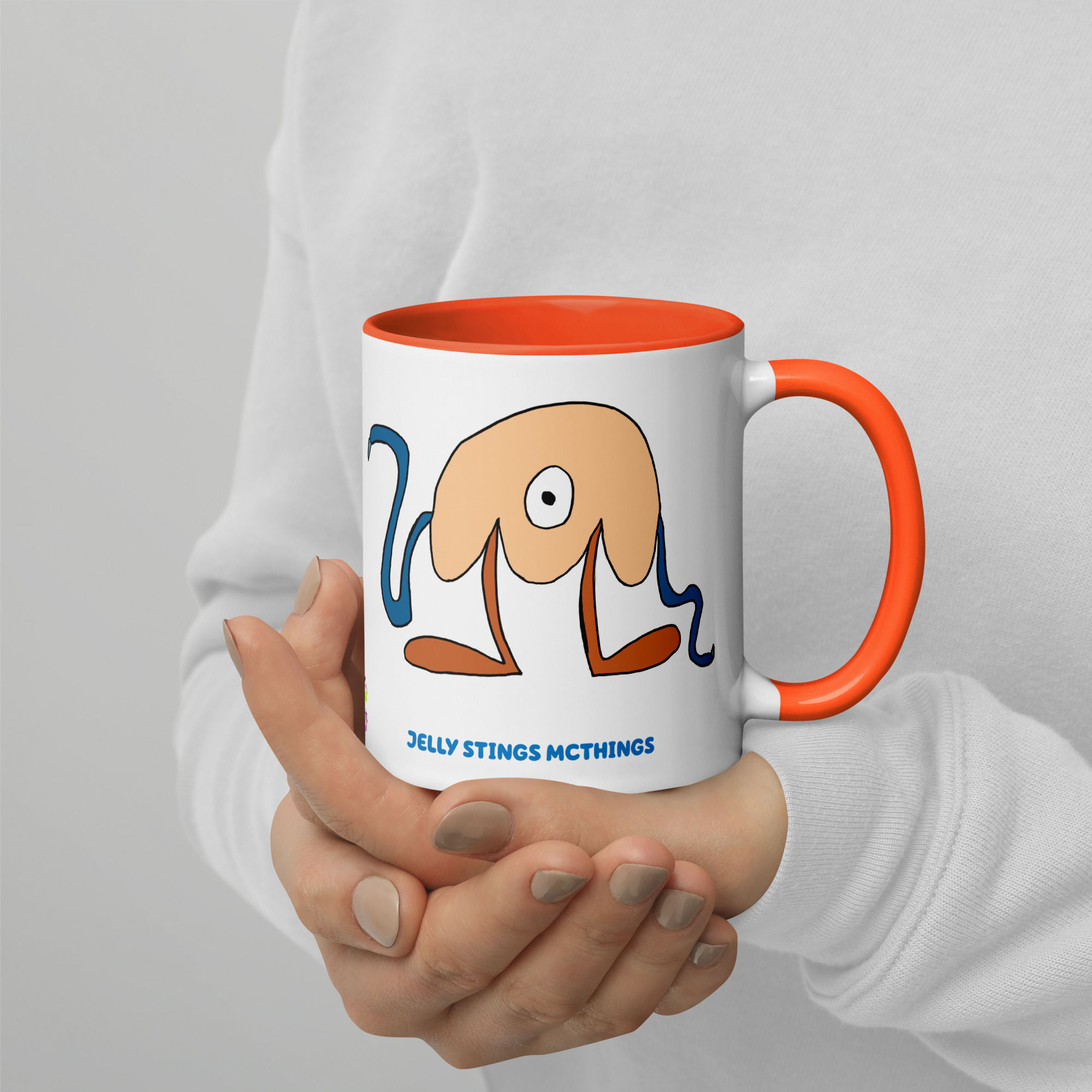 Mug with Color Inside-JELLY STINGS MCTHINGS