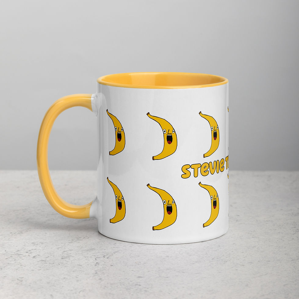 Thumbnail: Mug with Color Inside-stevie the banana
