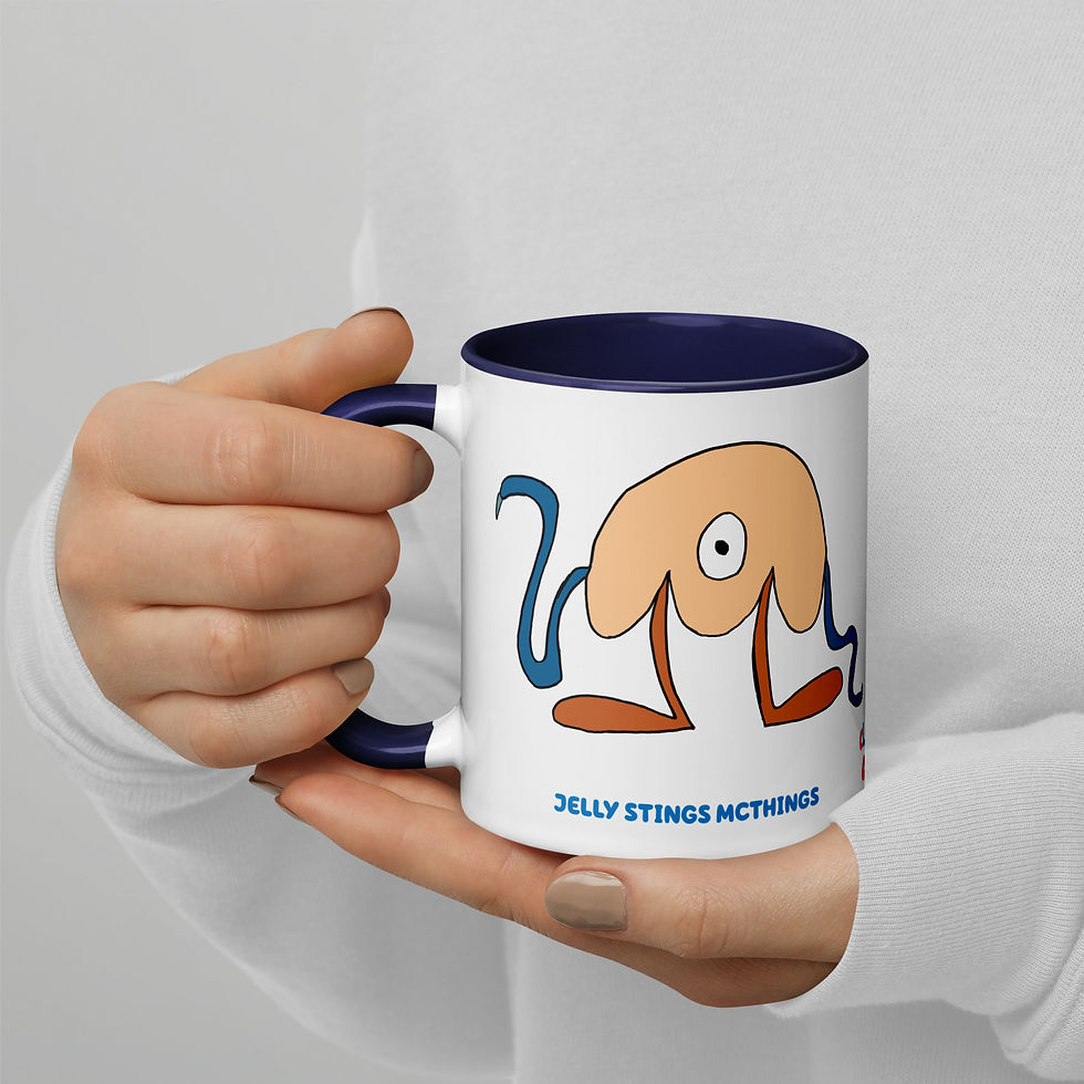 Thumbnail: Mug with Color Inside-JELLY STINGS MCTHINGS